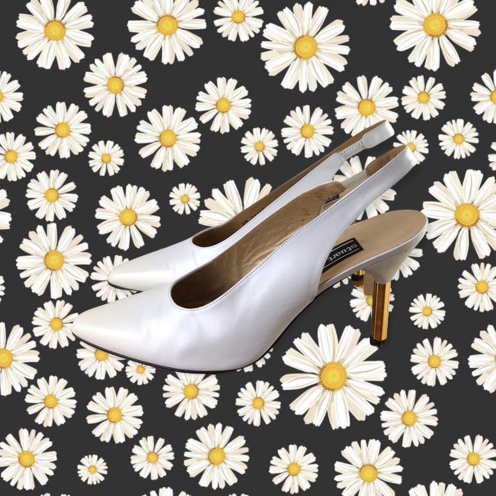 90’s Vintage Stuart Weitzman Sling Back Pumps